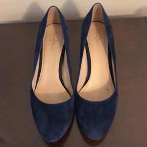 Cole Haan Blue Suede pumps